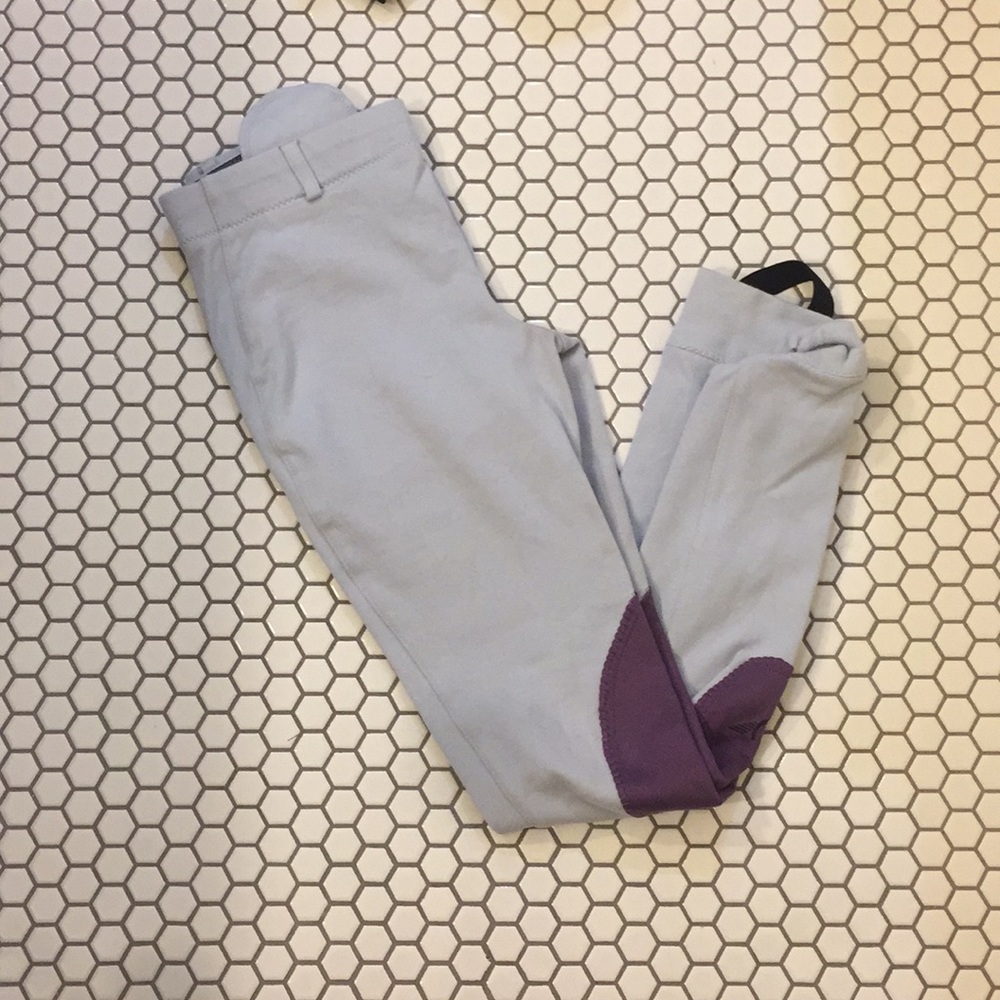 Kids equestrian english riding pants fun colors